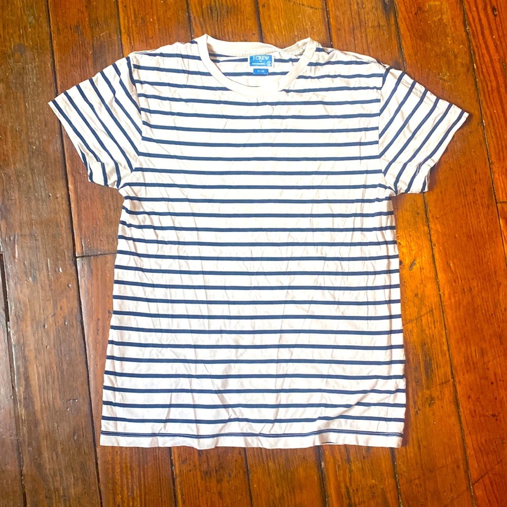 J-Crew Marinière (french striped shirt) blue and white stripes